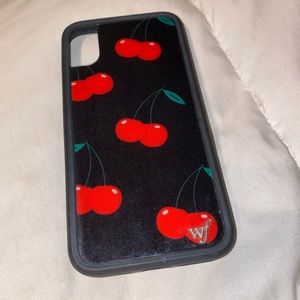 Wildflower Black Cherries iPhone X Case